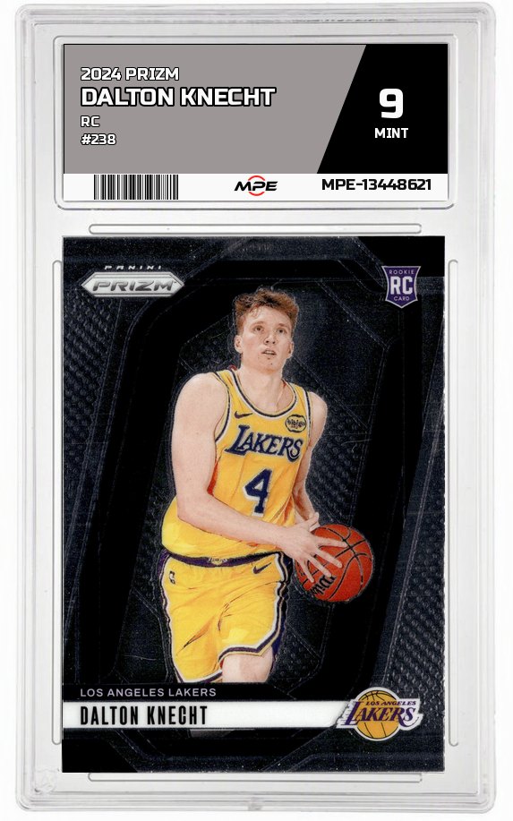 2024 PRIZM RC #238 DALTON KNECHT MPE 9 MINT — graded card auctioned from the MPE vault