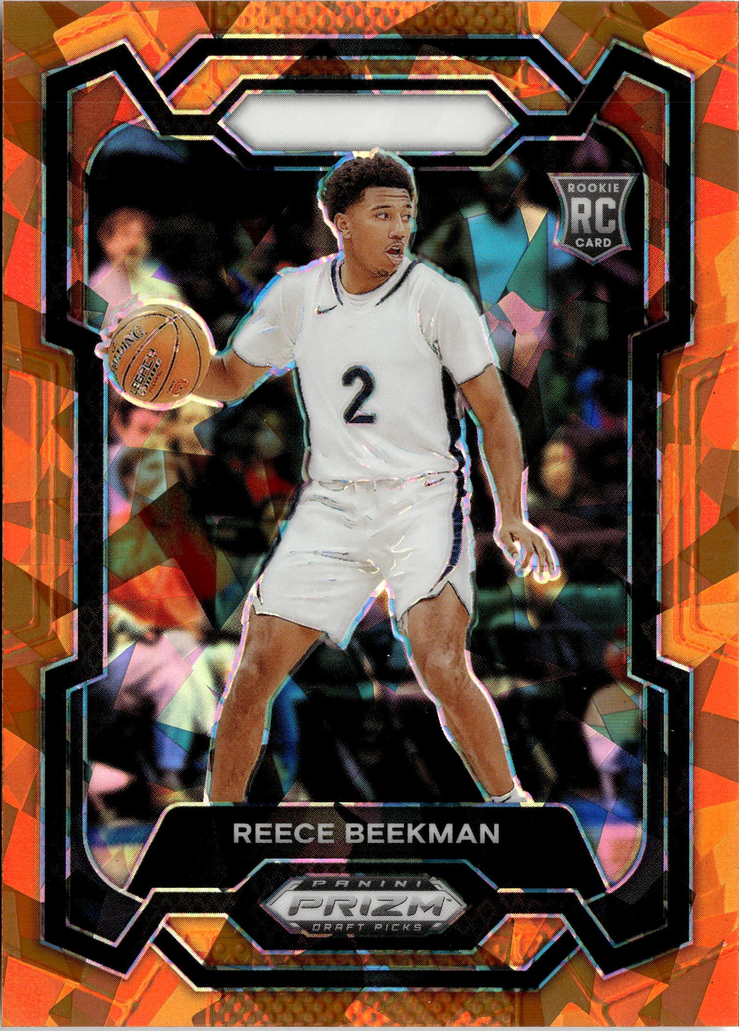 2024 Prizm Draft Picks Reece Beekman graded slab