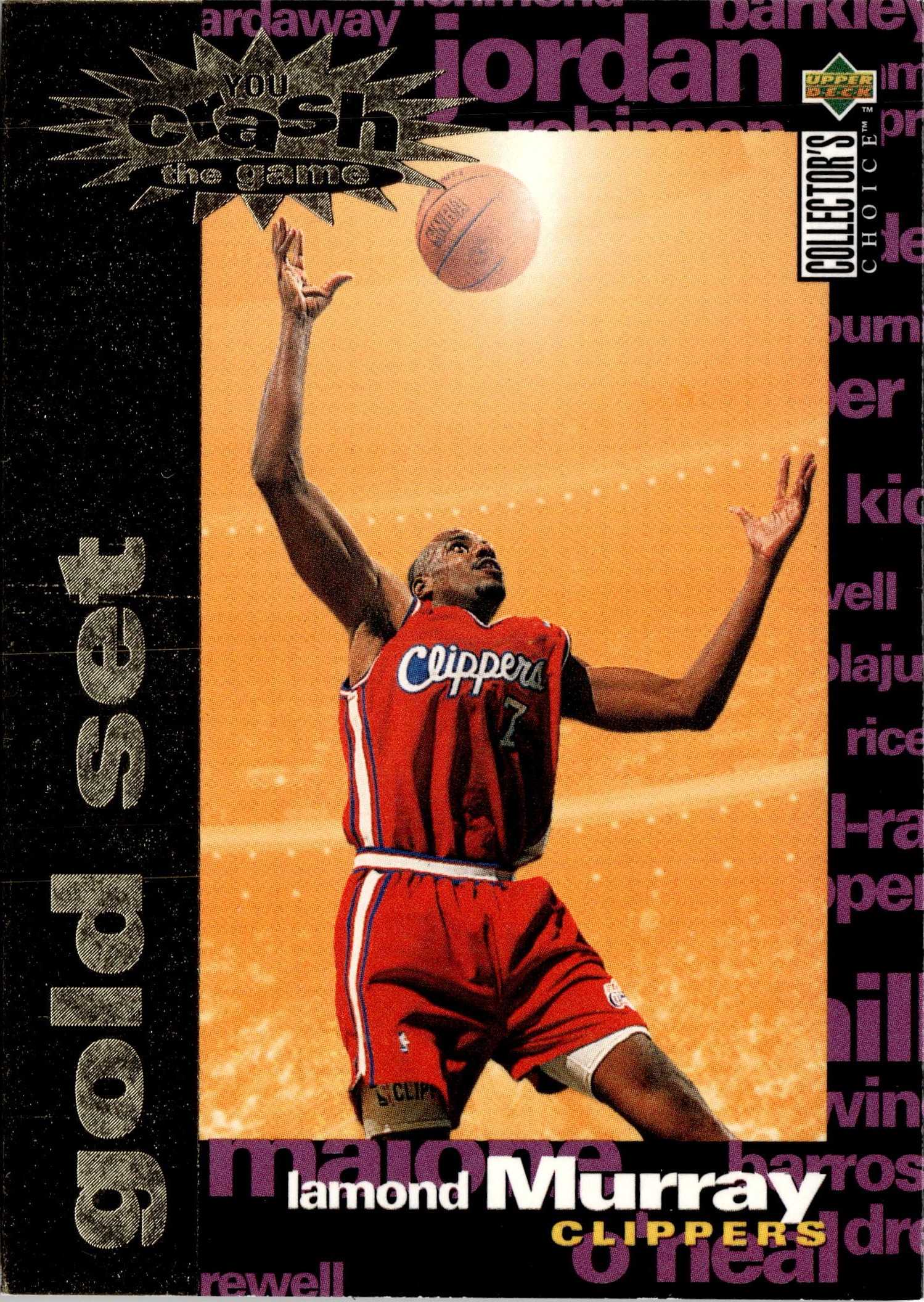 1995 UD Coll Choice Lamond Murray graded slab