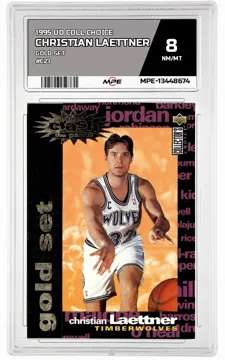 1995 UD COLL CHOICE GOLD SET #C23 CHRISTIAN LAETTNER MPE 8 NM/MT — graded card up for auction
