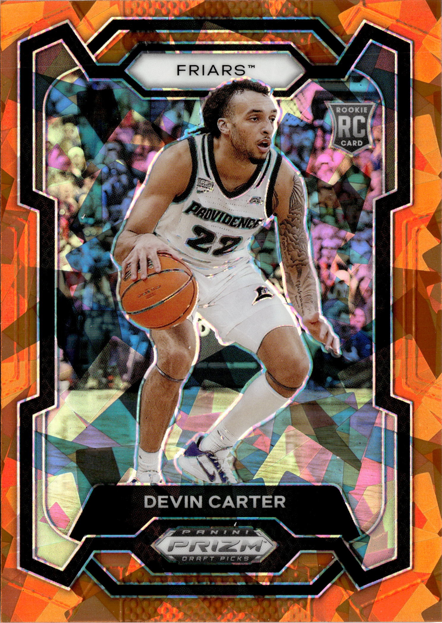 2024 Prizm Draft Picks Devin Carter graded slab