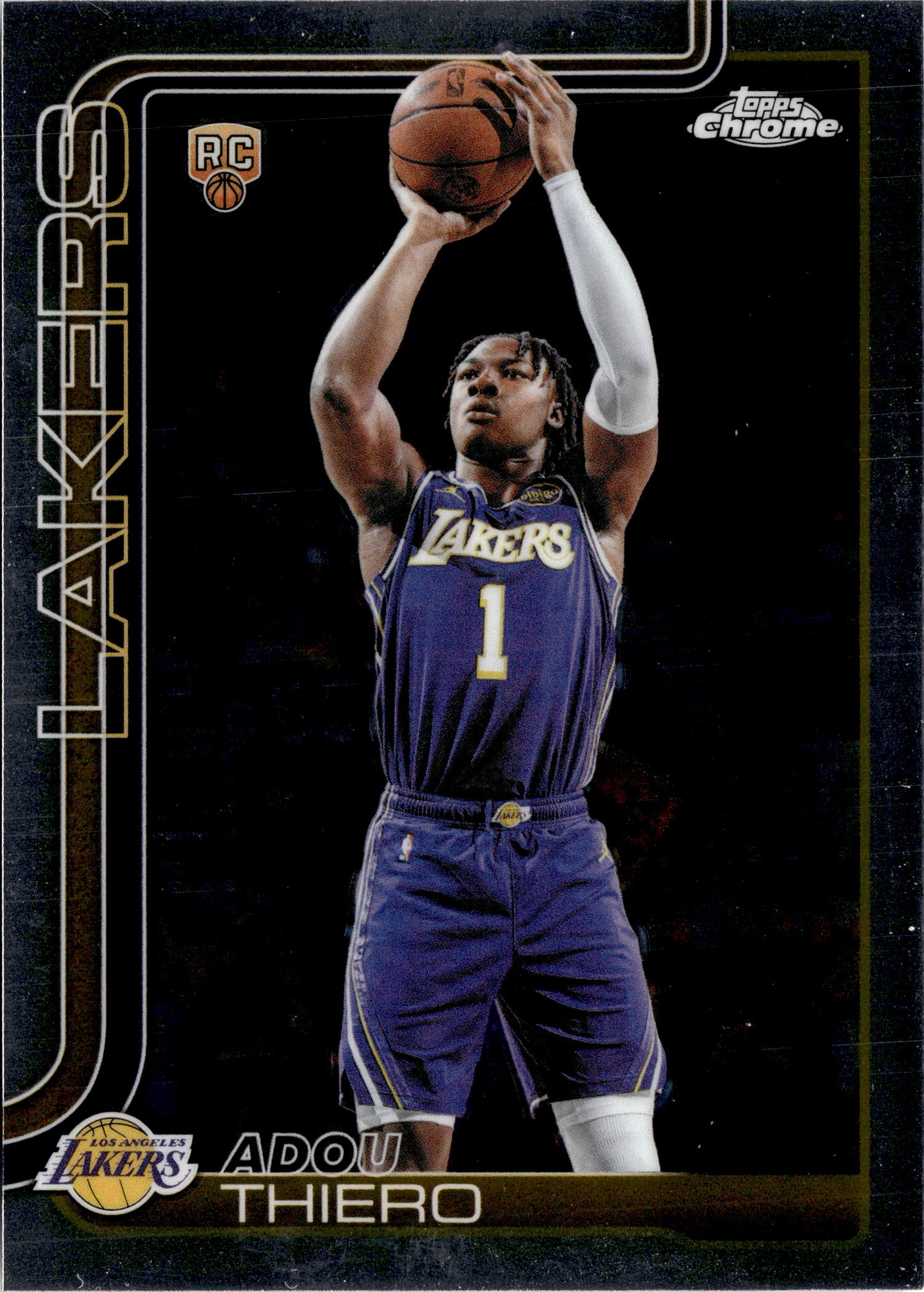 2026 Topps Chrome Update Adou Thiero graded slab