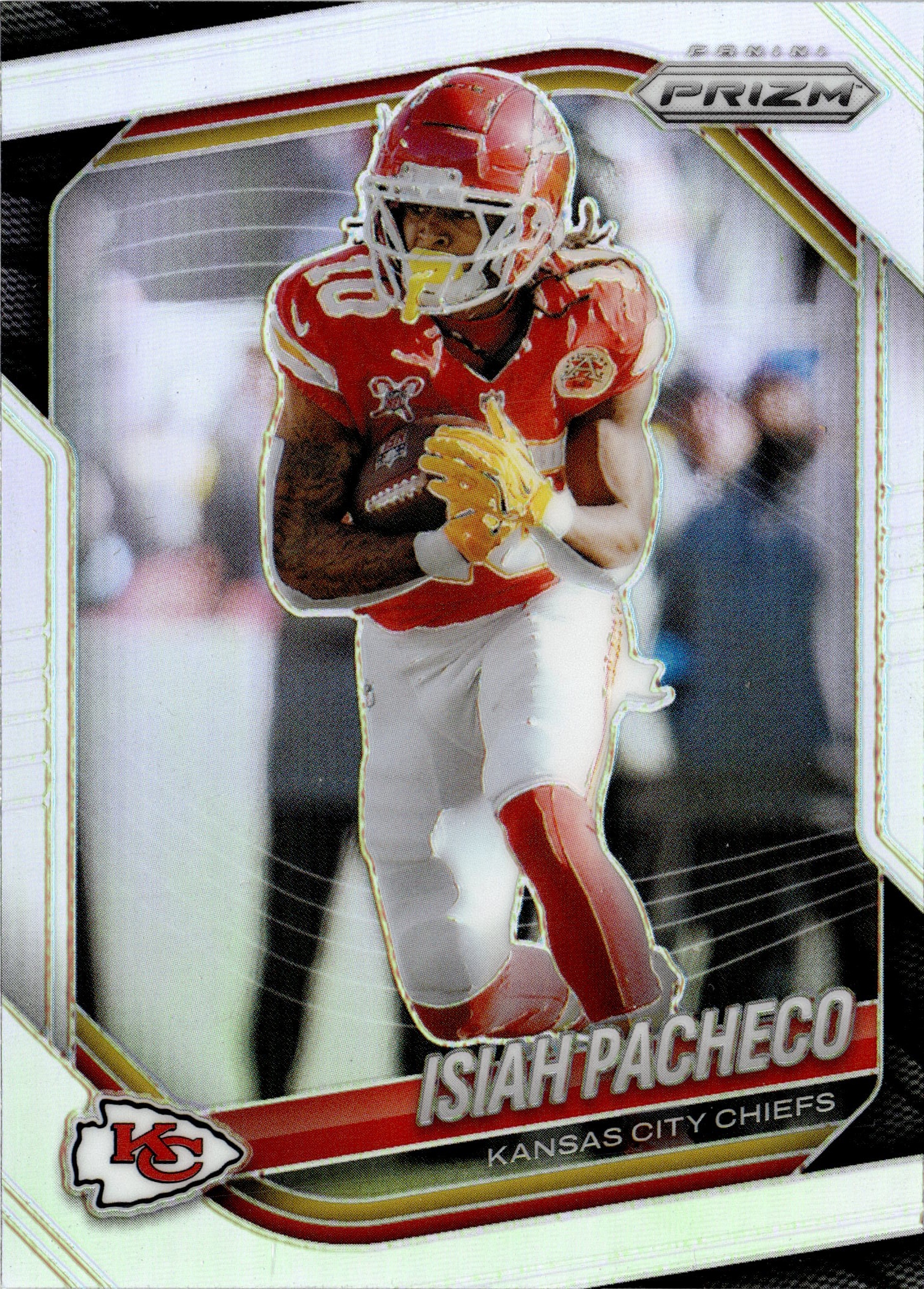 2025 Prizm Isiah Pcheco graded slab