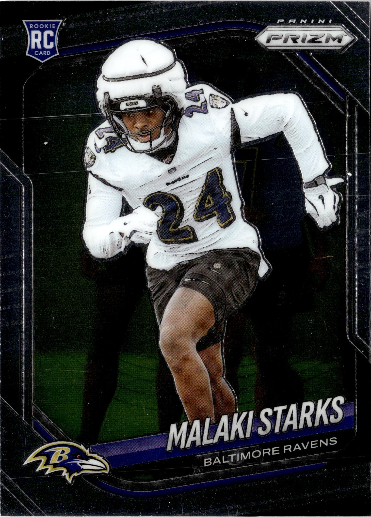 2025 Prizm Malaki Starks graded slab