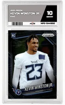 2025 PRIZM #340 KEVIN WINSTON JR. MPE 10 GEM/MT — graded card up for auction