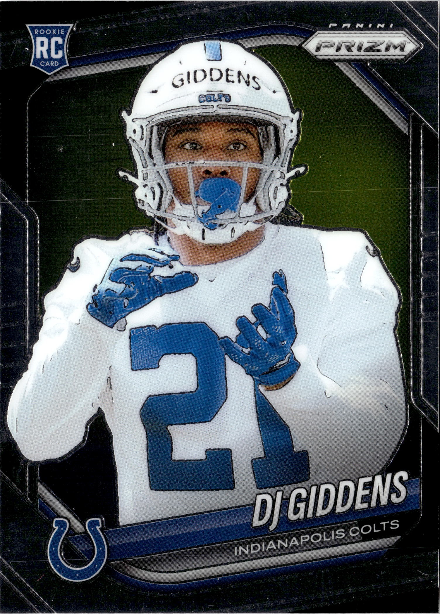 2025 Prizm Dj Giddens graded slab
