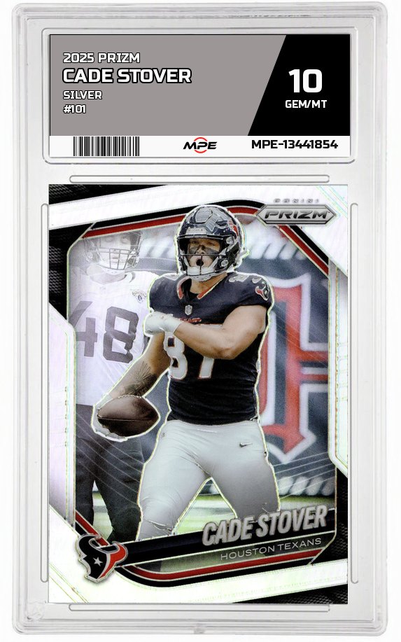 2025 PRIZM SILVER #101 CADE STOVER MPE 10 GEM/MT — graded card auctioned from the MPE vault