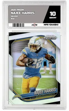 2025 PRIZM SILVER #32 NAJEE HARRIS MPE 10 GEM/MT — graded card up for auction