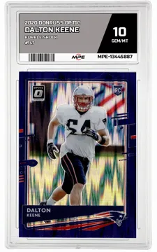 2020 DONRUSS OPTIC PURPLE SHOCK #147 DALTON KEENE MPE 10 GEM/MT — graded card up for auction