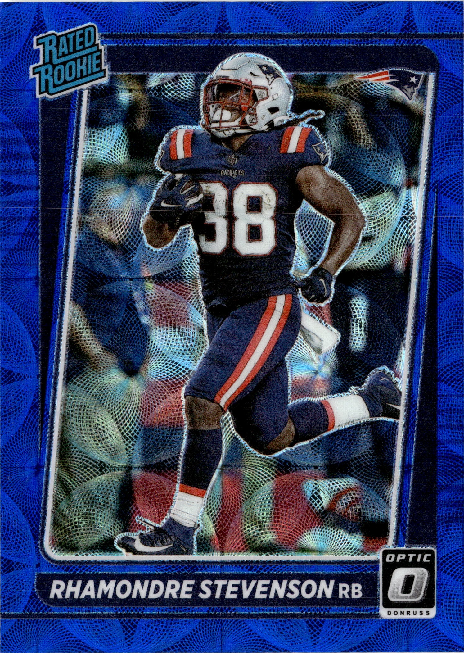 2021 Donruss Optic Rhamondre Stevenson graded slab