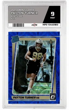 2021 DONRUSS OPTIC BLUE SCOPE #259 PAYTON TURNER MPE 9 MINT — graded card up for auction