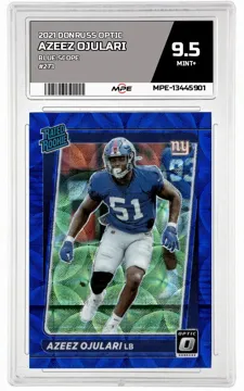 2021 DONRUSS OPTIC BLUE SCOPE #273 AZEEZ OJULARI MPE 9.5 MINT+ — graded card up for auction