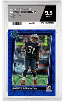 2021 DONRUSS OPTIC BLUE SCOPE #283 RONNIE PERKINS MPE 9.5 MINT+ — graded card up for auction