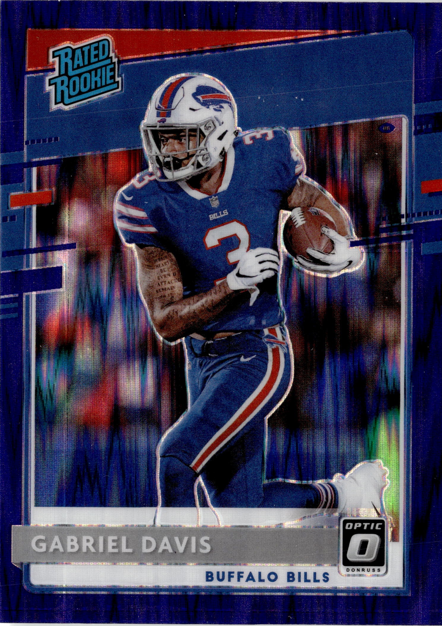 2020 Donruss Optic Gabriel Davis graded slab