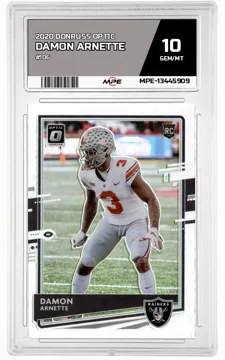 2020 DONRUSS OPTIC #106 DAMON ARNETTE MPE 10 GEM/MT — graded card up for auction