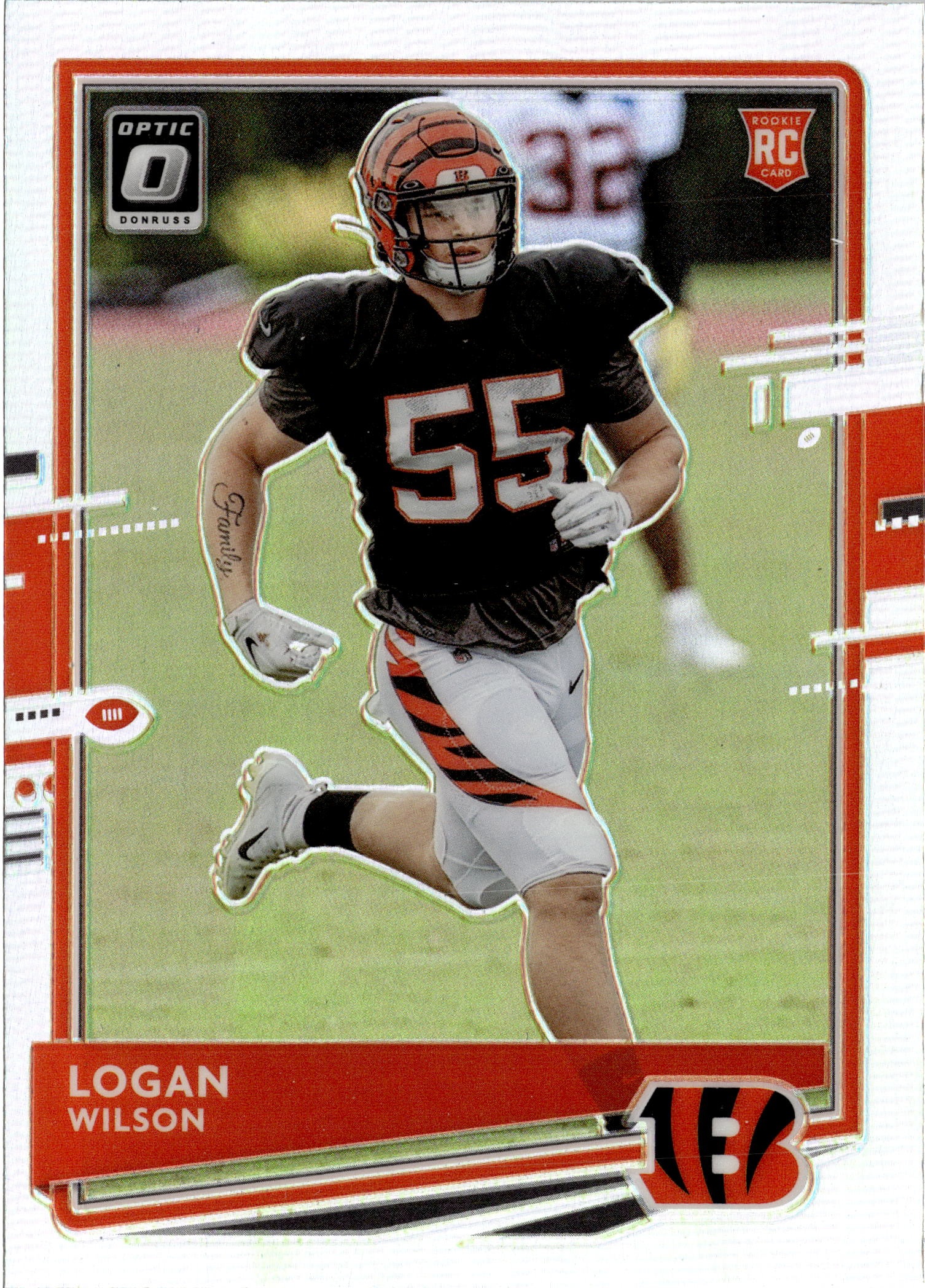 2020 Donruss Optic Logan Wilson graded slab