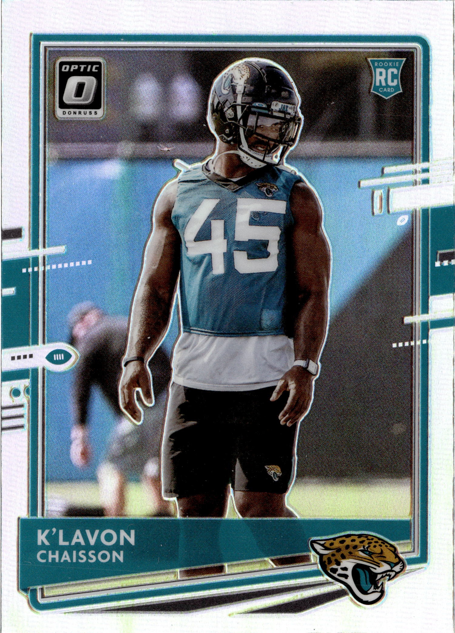 2020 Donruss Optic K'Lavon Chaisson graded slab