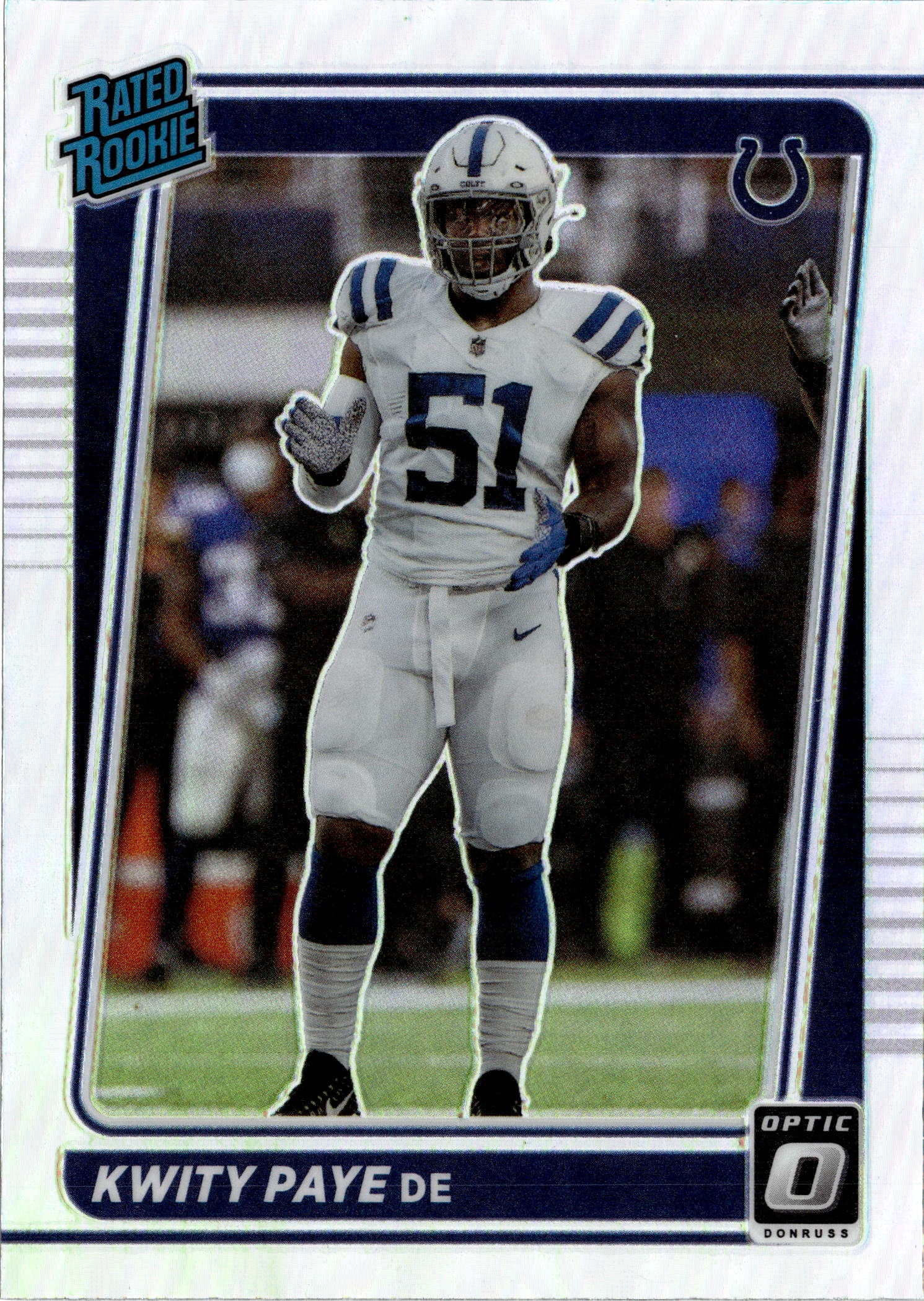 2021 Donruss Optic Kwity Paye graded slab