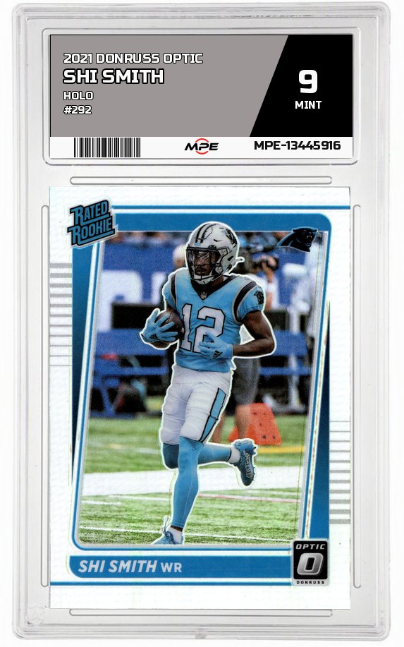 2021 DONRUSS OPTIC HOLO #292 SHI SMITH MPE 9 MINT — graded card auctioned from the MPE vault