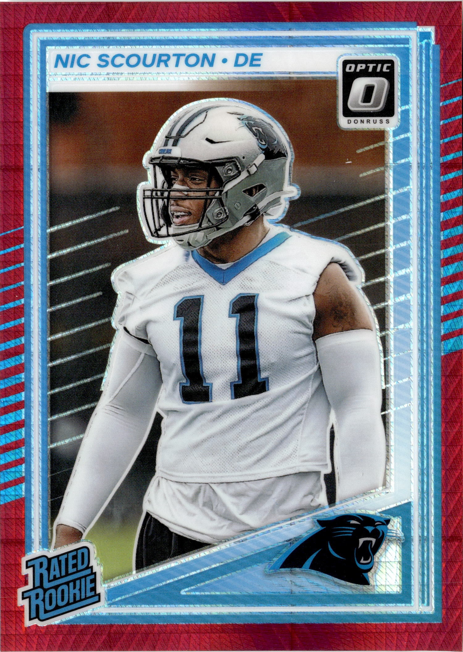 2025 Donruss Optic Nic Scourton graded slab