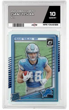 2025 DONRUSS OPTIC #219 ISAAC TESLAA MPE 10 GEM/MT — graded card up for auction