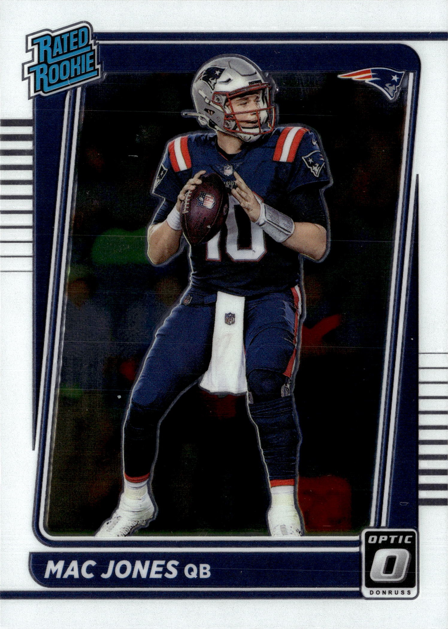 2021 Donruss Optic Mac Jones graded slab