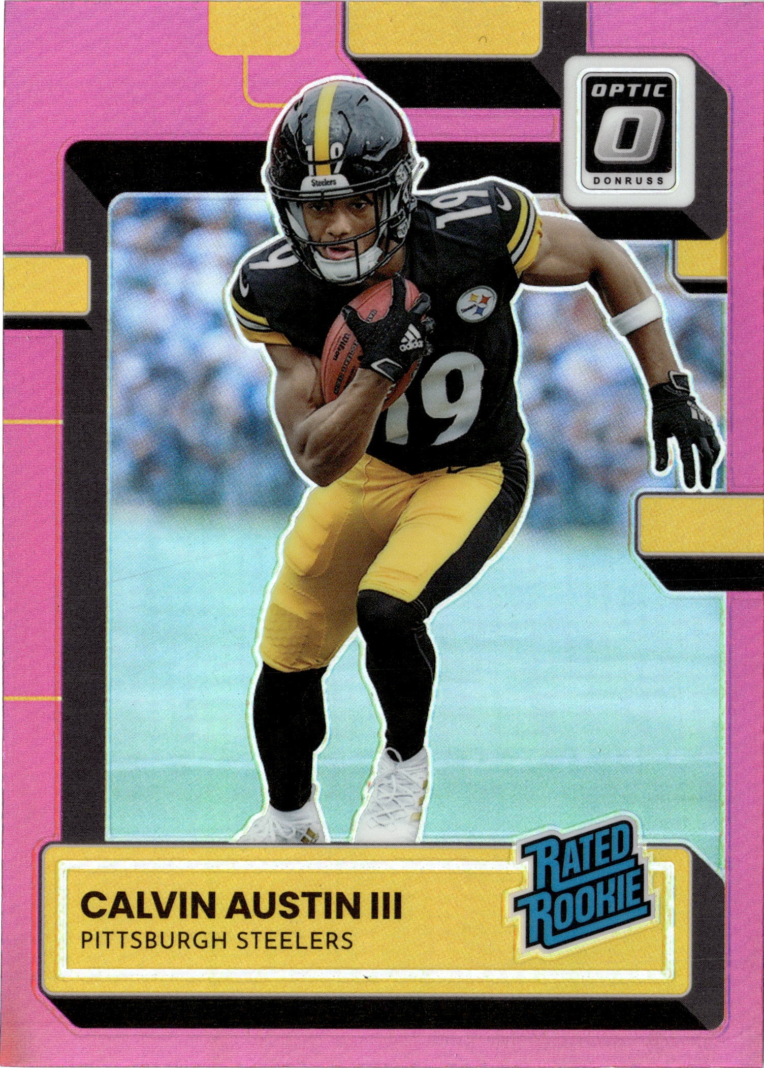 2022 Donruss Optic Calvin Austin III graded slab