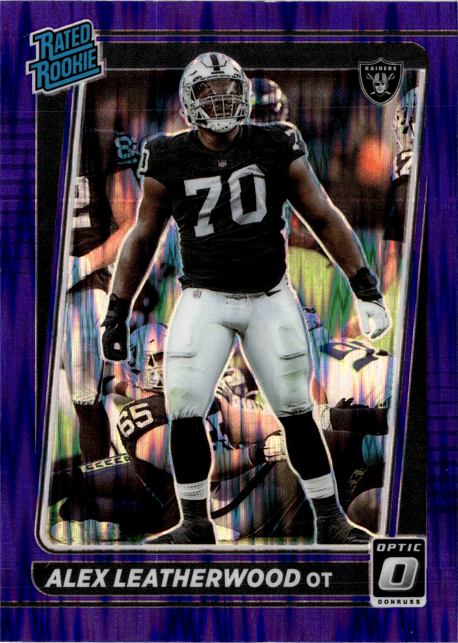 2021 Donruss Optic Alex Leatherwood graded slab