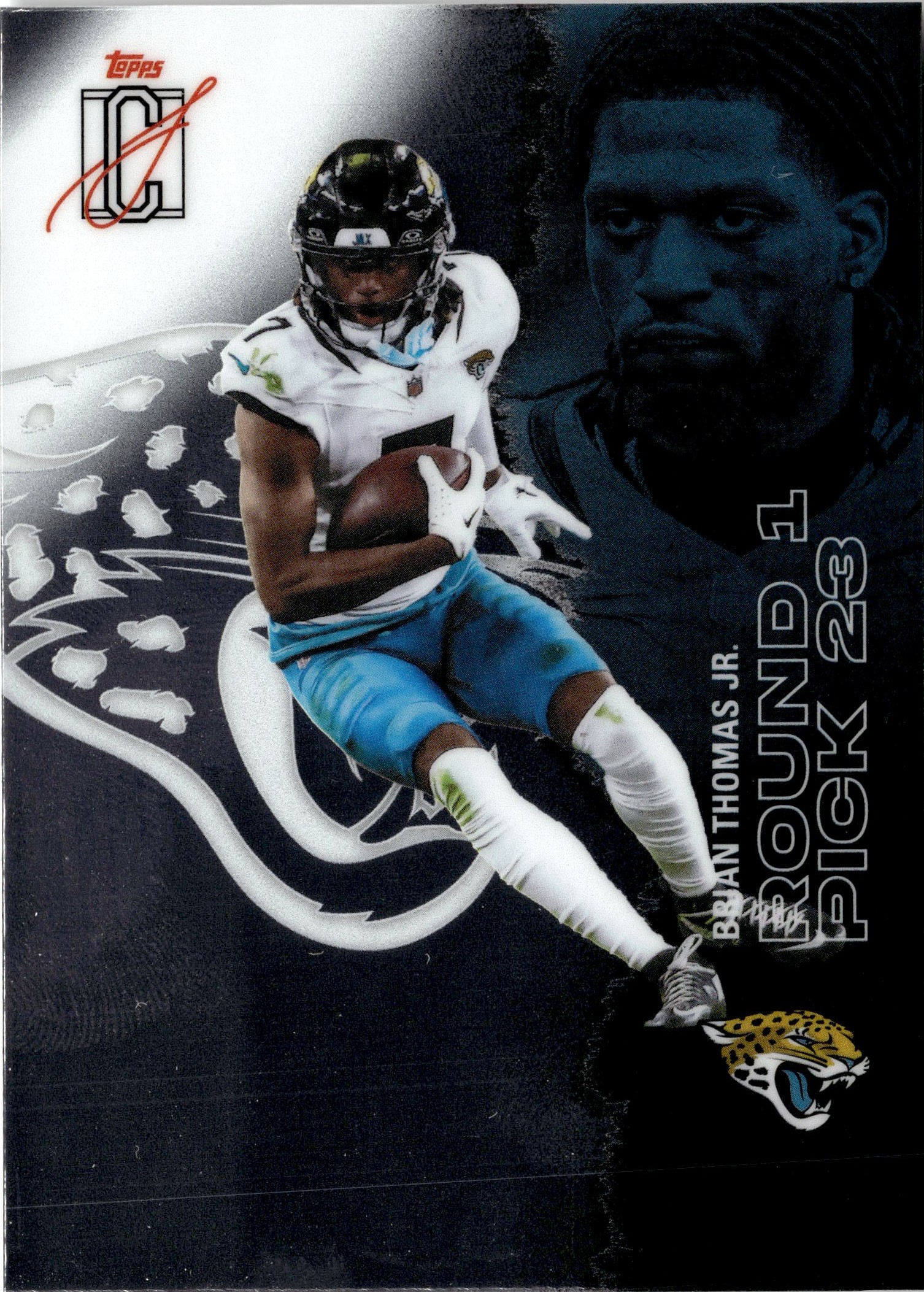 2025 Topps Signature Class Brian Thomas Jr. graded slab