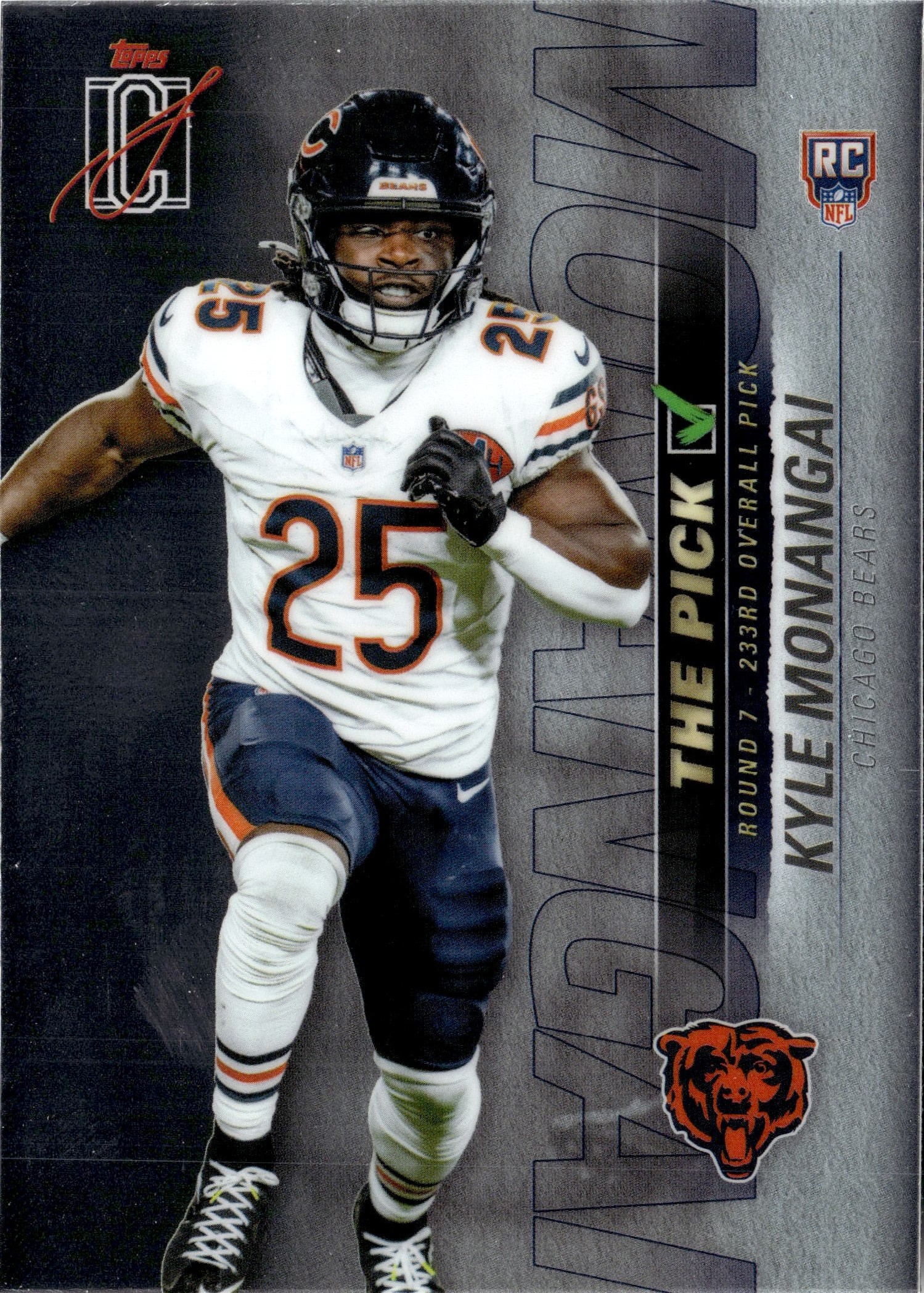 Kyle Monangai graded slab