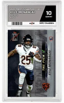 2025 TOPPS SIGNATURE CLASS THE PICK #TP-6 KYLE MONANGAI MPE 10 GEM/MT — graded card up for auction