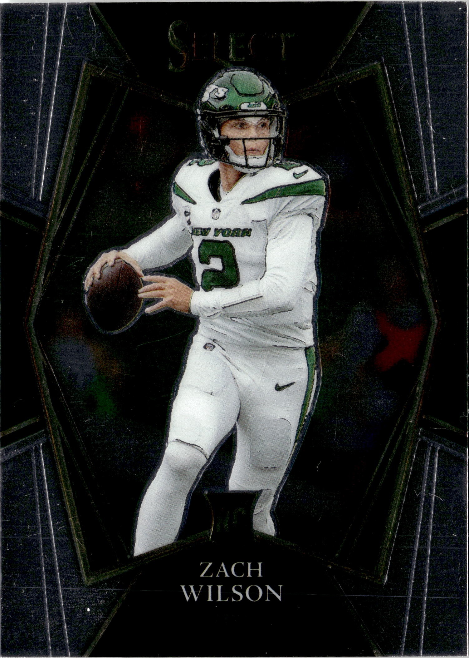 2021 Select Zach Wilson graded slab