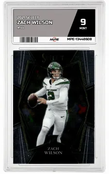 2021 SELECT #144 ZACH WILSON MPE 9 MINT — graded card up for auction