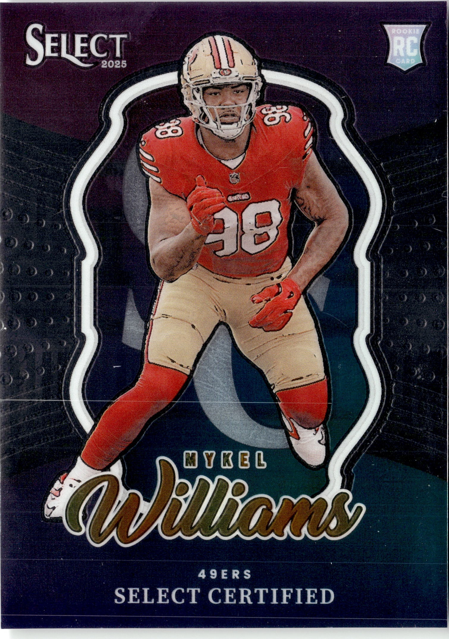 2025 Select Mykel Williams graded slab