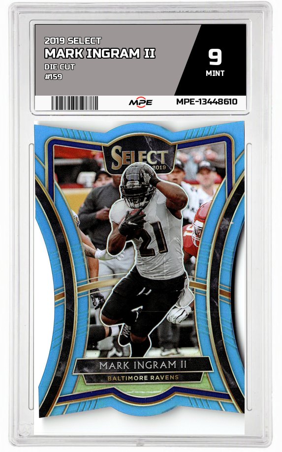 2019 SELECT DIE CUT #159 MARK INGRAM II MPE 9 MINT — graded card auctioned from the MPE vault
