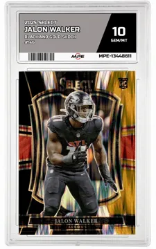 2025 SELECT BLACK AND GOLD SHOCK #146 JALON WALKER MPE 10 GEM/MT — graded card up for auction