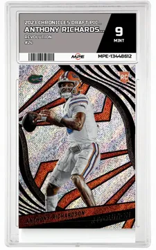 2023 CHRONICLES DRAFT PICKS REVOLUTION #24 ANTHONY RICHARDSON MPE 9 MINT — graded card up for auction