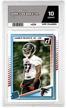 2025 DONRUSS #363 JAMES PEARCE JR. MPE 10 GEM/MT — graded card up for auction