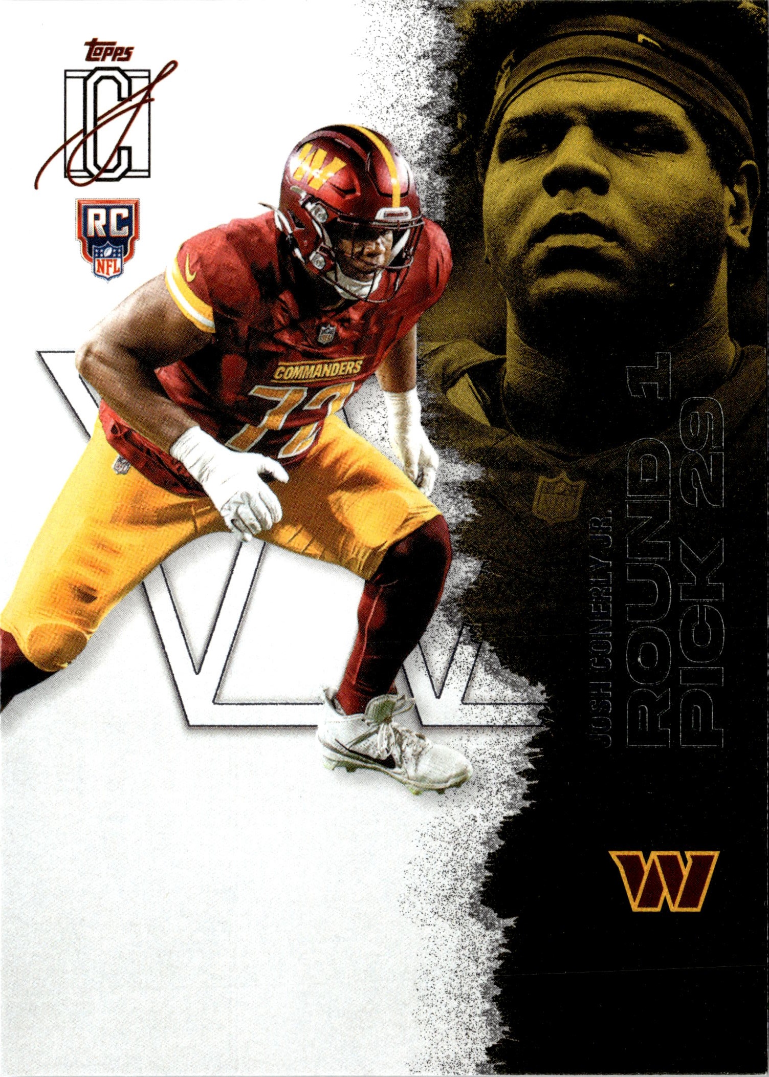 2025 Topps Signature Class Josh Conerly Jr. graded slab
