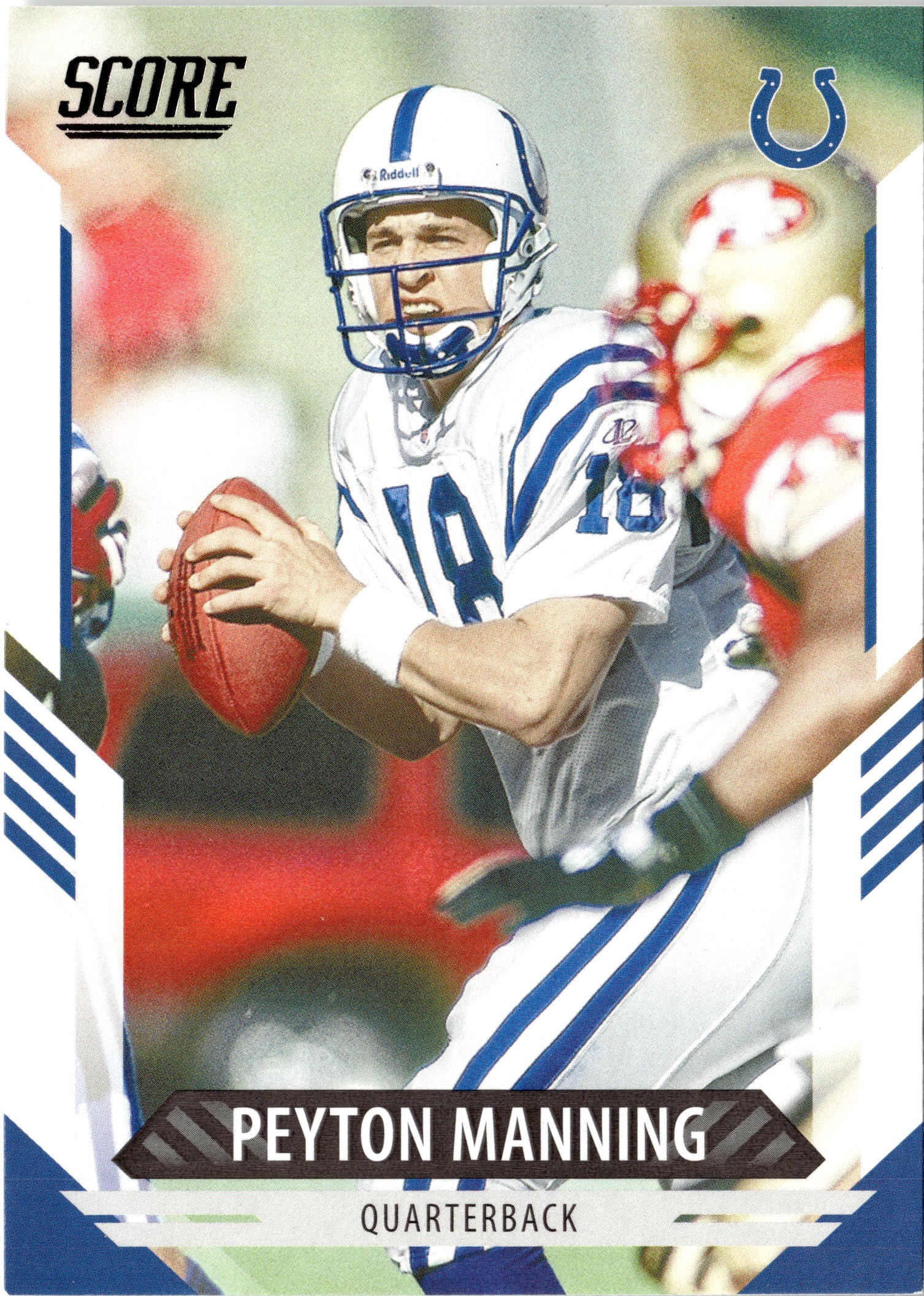 2021 Score Peyton Manning graded slab