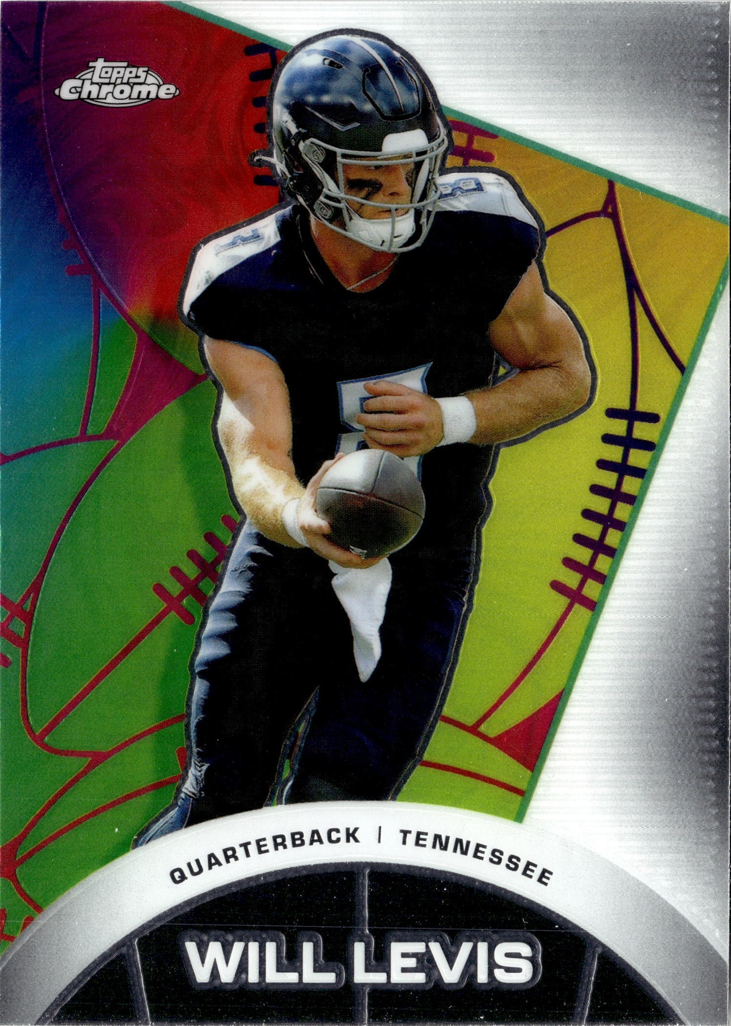 2024 Topps Chrome Will Levis graded slab