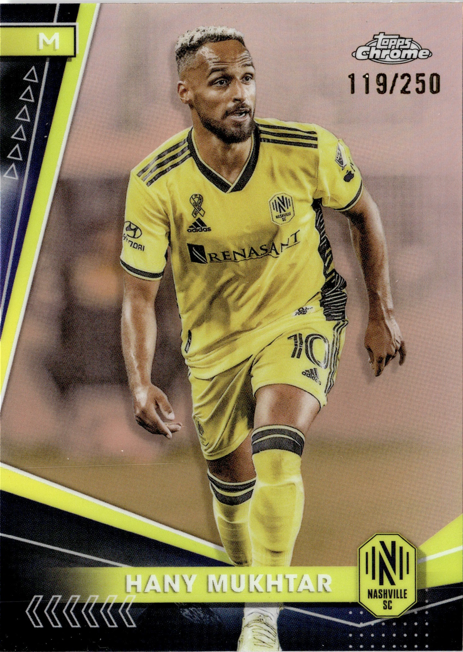 2024 Topps Chrome MLS Hany Mukhtar graded slab