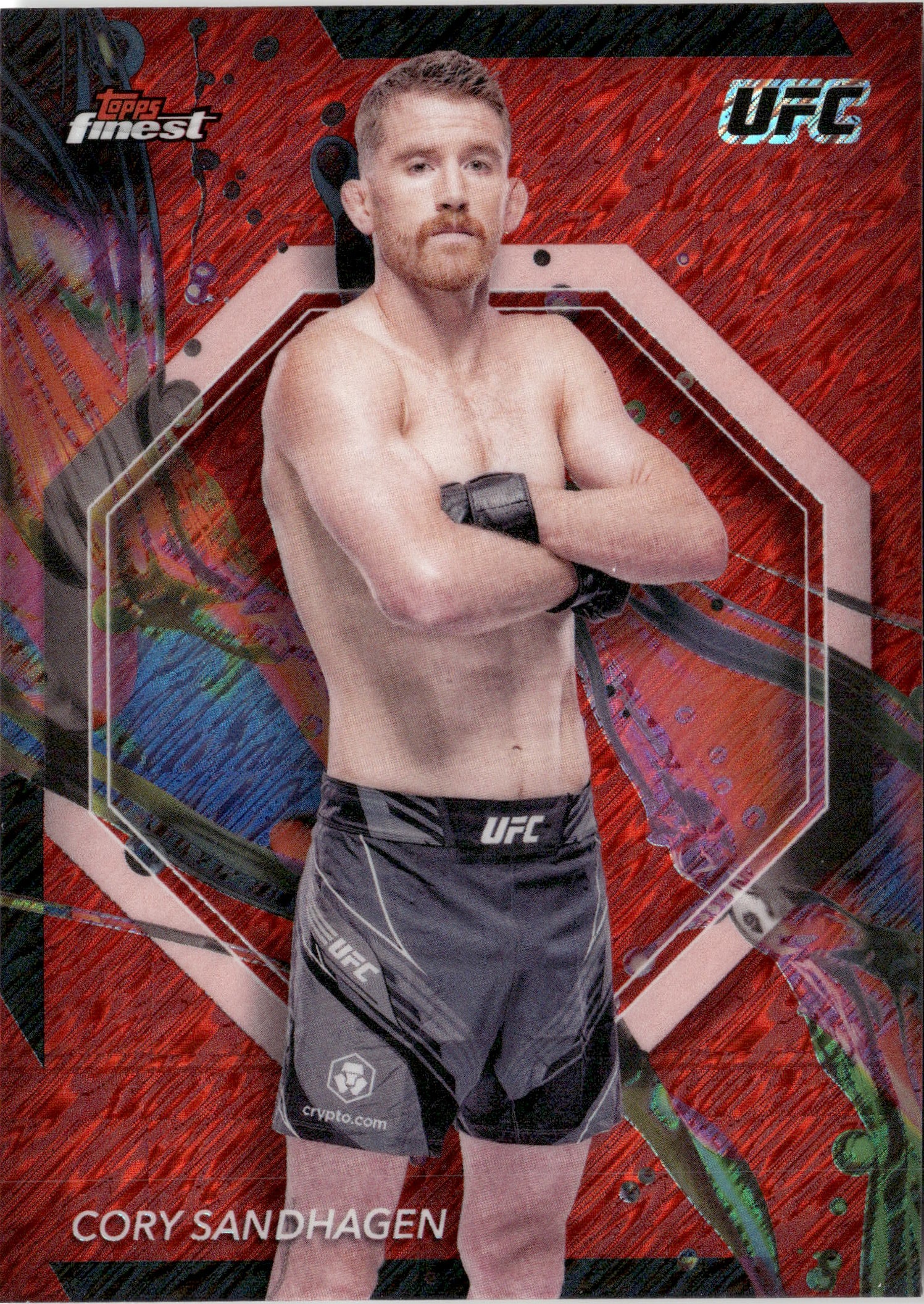 2024 Topps Finest Cory Sandhagen graded slab