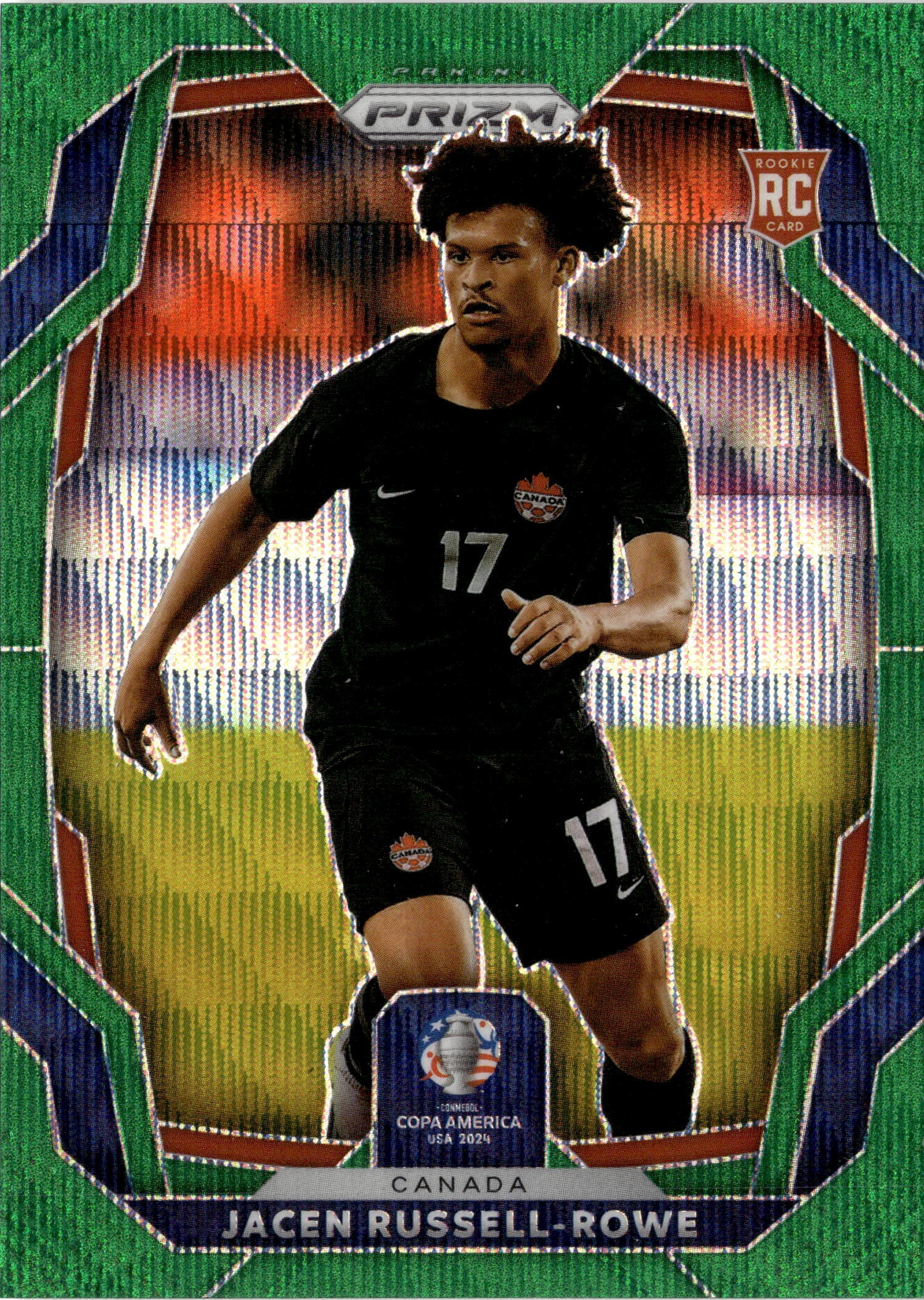 2024 Prizm Copa America Jacen Russell-Rowe graded slab