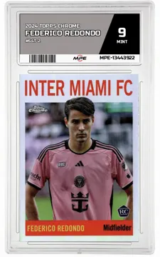 2024 TOPPS CHROME #64T-2 FEDERICO REDONDO MPE 9 MINT — graded card up for auction