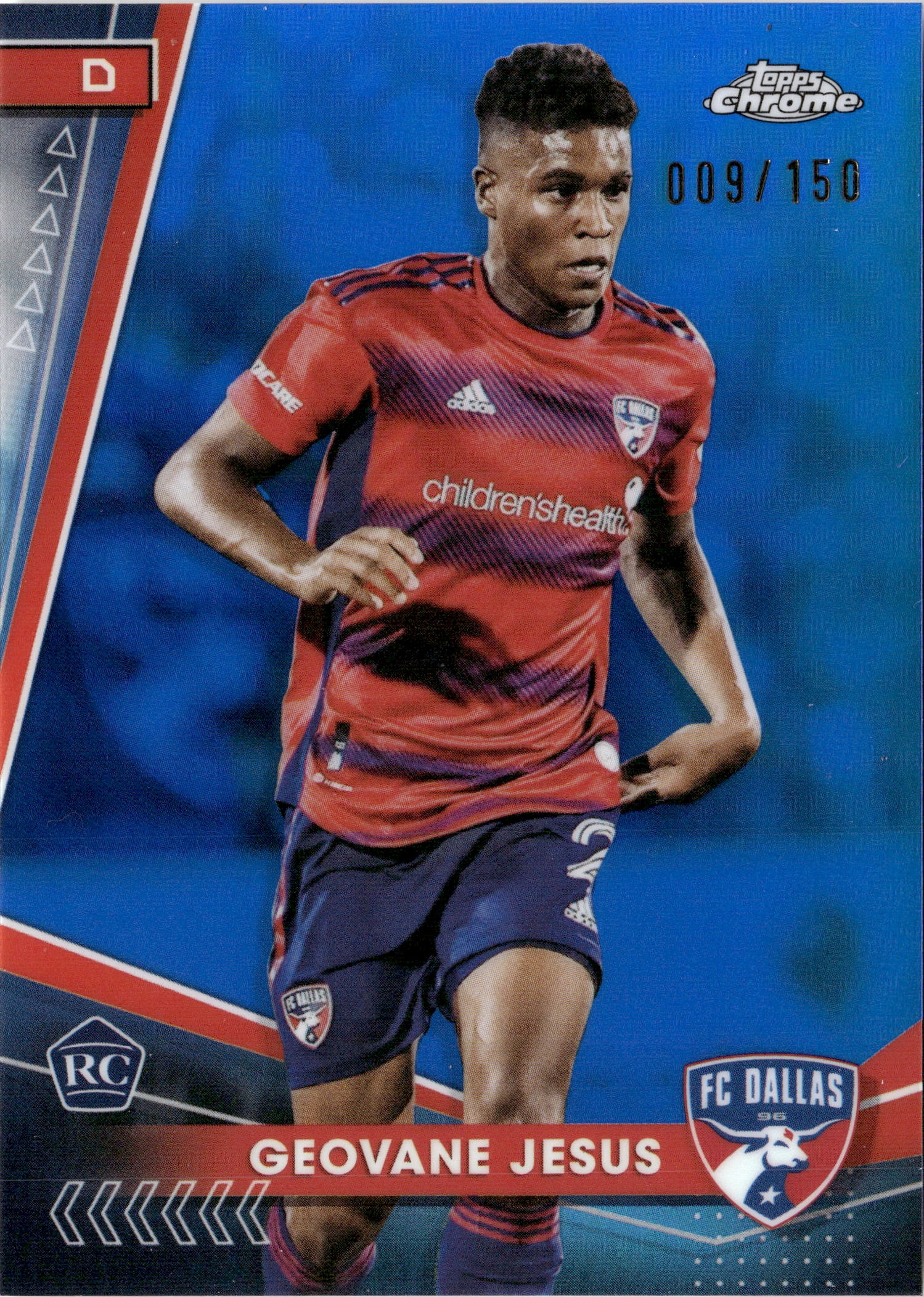 2024 Topps Chrome MLS Geovane Jesus graded slab