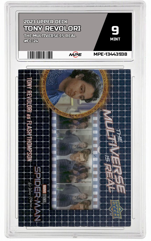 2023 UPPER DECK THE MULTIVERSE IS REAL #FC-24 TONY REVOLORI MPE 9 MINT — graded card auctioned from the MPE vault