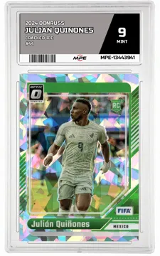 2024 DONRUSS Cracked Ice #44 JULIAN QUINONES MPE 9 MINT — graded card up for auction
