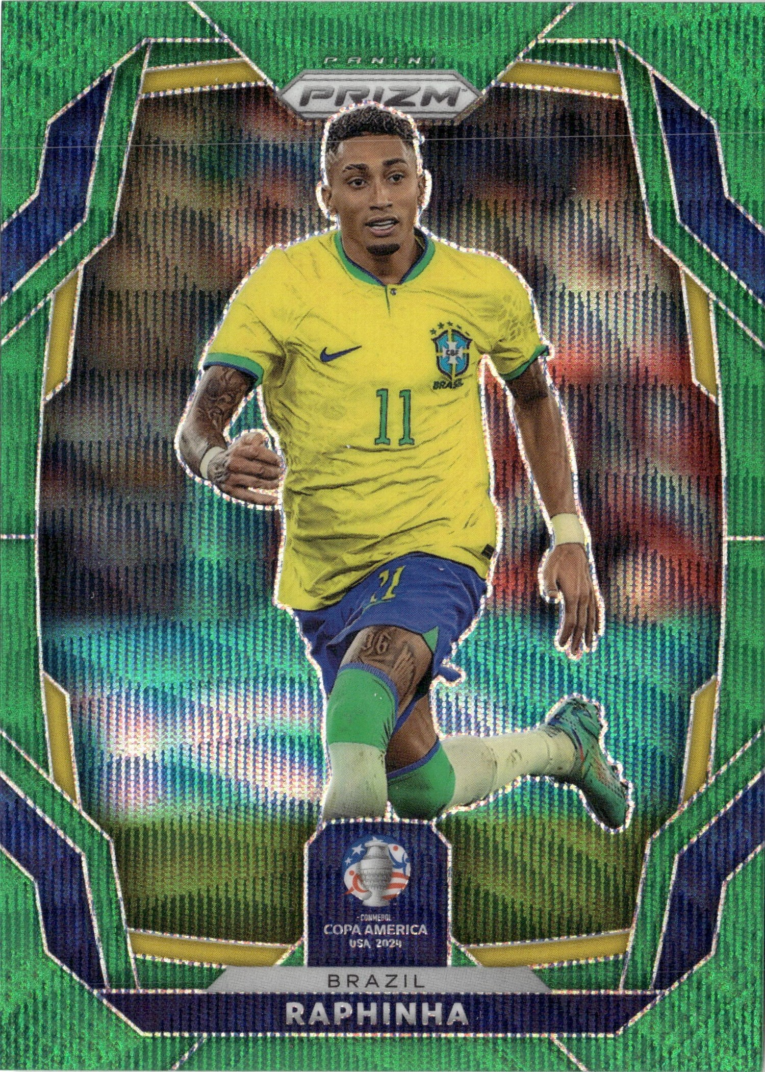 2024 Prizm Copa America Raphinha C graded slab