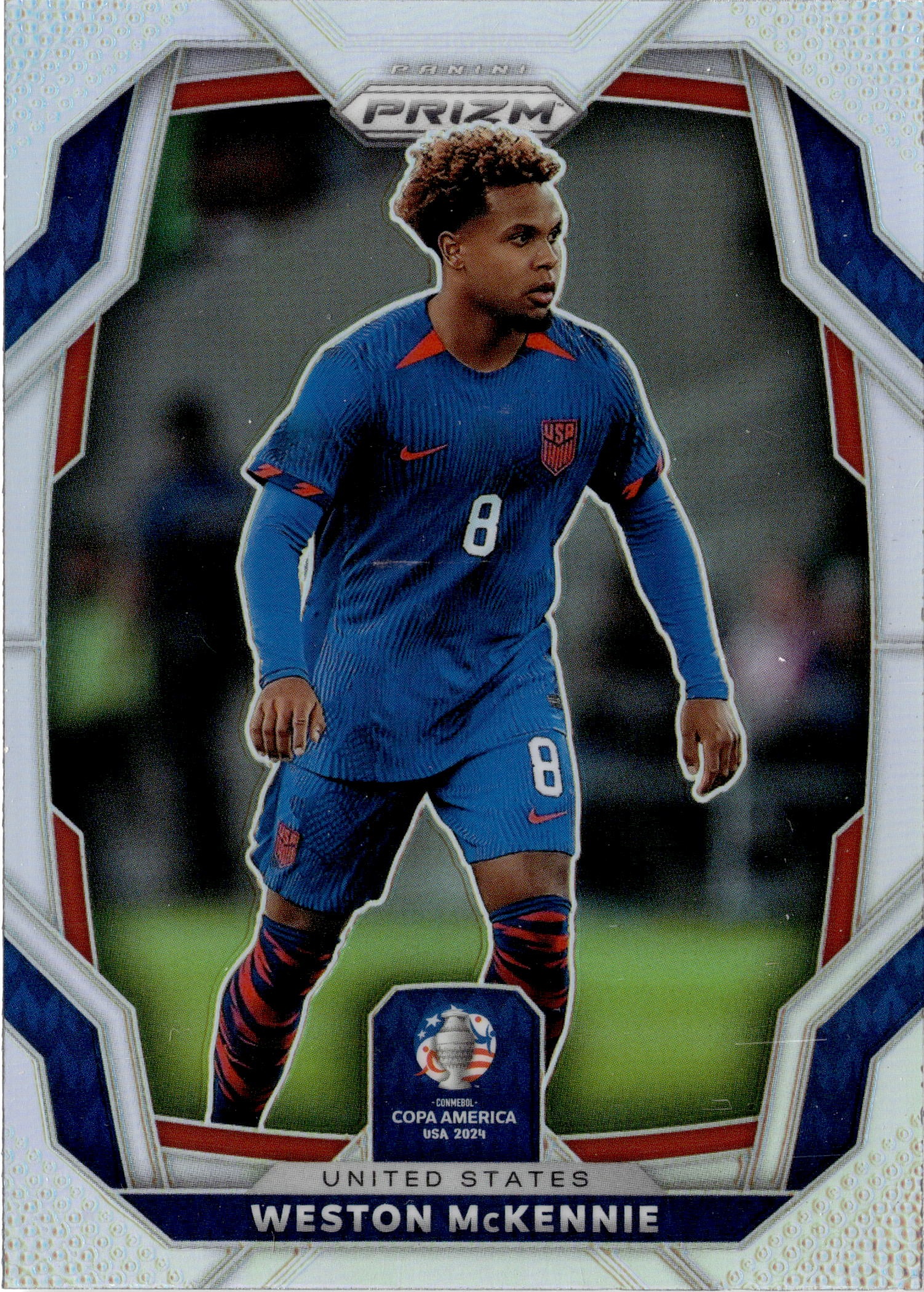 2024 Prizm Copa America Weston McKennie graded slab